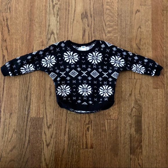 Old Navy Other - Old Navy Circle Hem Printed Sweater, 18-24 Months